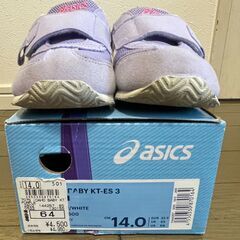 子供用 シューズ 14cm  アシックス製（USED）の画像