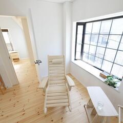 【新品未使用】桐ロッキングチェア　木の椅子　木の家具の画像