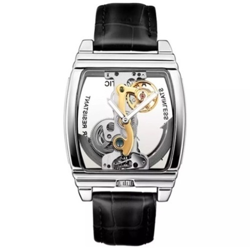 新春大セール　人気腕時計　文字盤スケルトン　ゴールド　シルバー　モテアイテム　モテファッション　オシャレアイテム　プレゼント　ギフト　贈り物