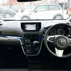 全国自社ローン#MYNEOオートローン　ムーブカスタム　純正SDナビ　Bカメラ　スマートアシスト　函館在庫の画像