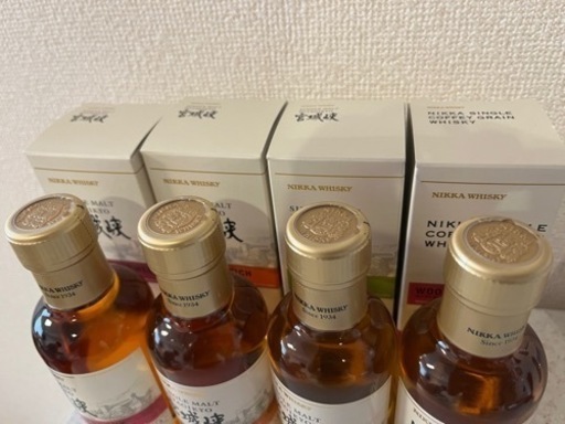 宮城峡蒸留所限定ウイスキーセット　4本