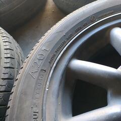 旧車に！ブラックレーシング  13in 4.5j off45 pcd114.3の画像