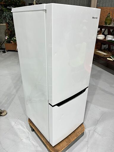 ★Hisense★ ハイセンス 2D冷蔵庫 2018年 HR-D15C 150L ホワイト 右開き 下段冷凍庫 一人暮らし コンパクト 省エネ 静音
