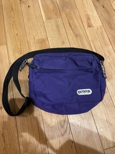 outdoor ショルダーバッグ　紫