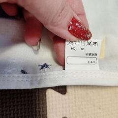 ６重ガーゼ　ガーゼケットリバーシブル　王冠柄の画像