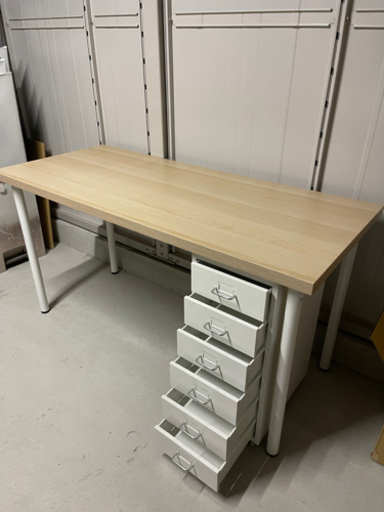 IKEA オフィスデスク　キャビネットセット
