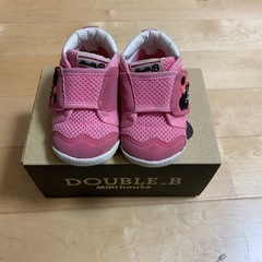【再値下げ】ミキハウス（DOUBLE-B）のメッシュ靴（12センチ）