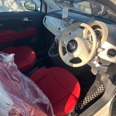 FIAT  1.2  赤白ツーシート　フィアットの画像
