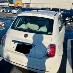FIAT  1.2  赤白ツーシート　フィアットの画像