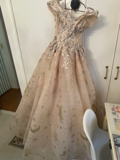 M 舞台衣装 宝塚 ウェディング お色直し Aライン ドレス 演奏会 発表会