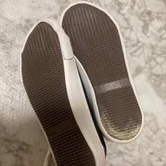 美品🌸黒×白 スニーカー LLサイズの画像