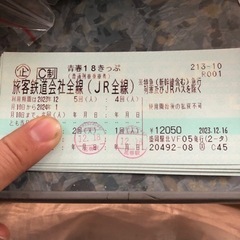 青春18切符(２回分)