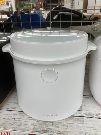 LOCABO 5合炊飯器 2022 JM-C20E-W No.773● ※現金、クレジット、ぺイペイ、スマホ決済対応※