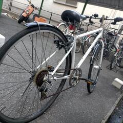 お話し中 値下げ済！神戸市西区より 明日まで。  ASTROIA クロスバイク  自転車  6段階 27インチ?(700×28C)乗って帰れます！の画像