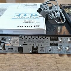シャープ　DVDレコーダ　DV-ACW85　さしあげます。取りに来ていただける方限定。の画像