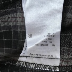 イーハイフン　チェックスカートの画像