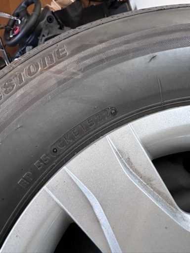 ハイエース後期　タイヤホイールセット走行500km以内