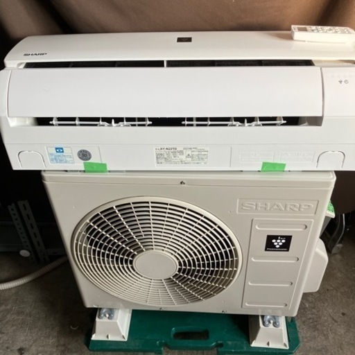 佐賀中古エアコンシャープ2021年2.2KW税込取付込141番