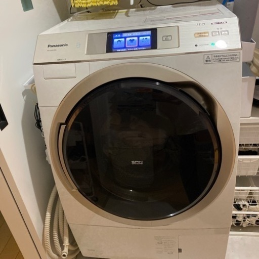 【パナ上位モデル】Panasonic ドラム式洗濯機　タッチパネル式　温水洗浄あり