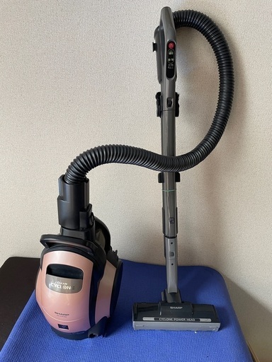 シャープ サイクロン掃除機 軽量 プラズマクラスター搭載 ピンク EC-PX700-P