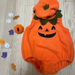 ベビー　ハロウィンコスプレ衣装&小物セット