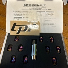 高強度ロックナット、エアバルブ　レインボーカラー　新品の画像