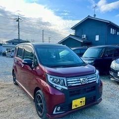 ダイハツムーブ カスタム4WD 27年車　76,680km  車...