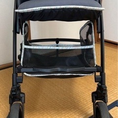 【美品】ピジョンA型ベビーカー 赤ちゃん本舗限定色 ライトブルー ハイシート の画像