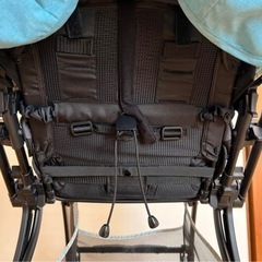 【美品】ピジョンA型ベビーカー 赤ちゃん本舗限定色 ライトブルー ハイシート の画像