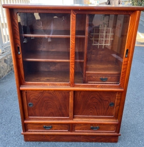 (ジM-25)SALE‼️￥5500(税込) 和風　茶ダンス　キッチンキャビネット、タンス