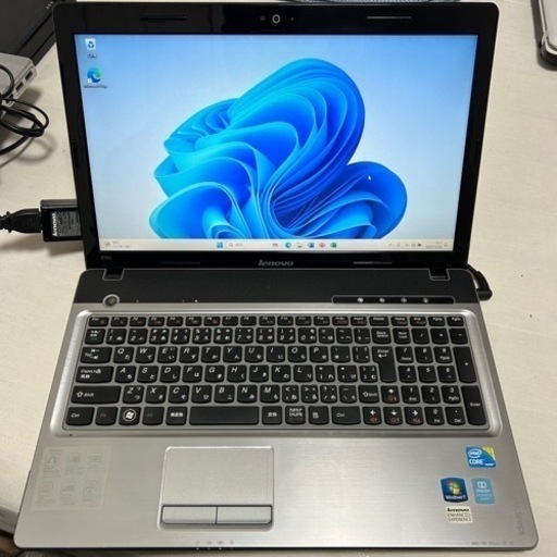 《お取引中》【Windows11、SSD交換済】Lenovo IdeaPad Z560 MicrosoftOffice2021 Webカメラ