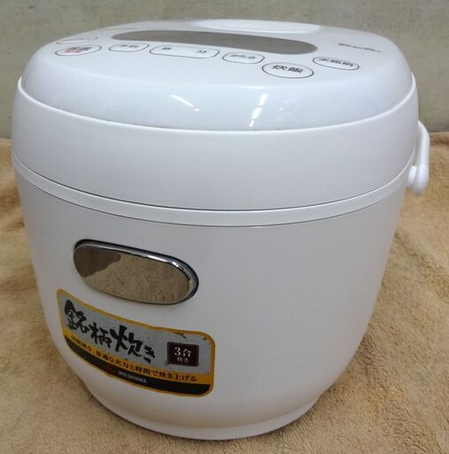 エイブイ：IRIS OHYAMA ジャー炊飯器 RC-MD30 3合炊き 2020年製