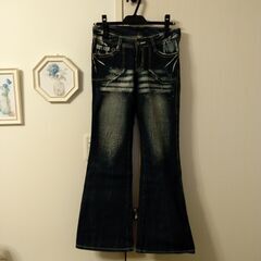 レディース　デニム　インディゴ