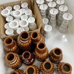 仏具　湯呑み　ご飯入れ　蝋燭立て　線香立ての画像