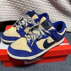 【美品】NIKE WMNS DUNK LOW LX BLUE SUEDE