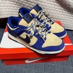 【美品】NIKE WMNS DUNK LOW LX BLUE SUEDE ナイキ　ダンクの画像