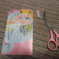 【取引成立】●無料● 貝印 クシ付きマユハサミ （右手専用）差し上げます。＊石川県＊美川より＊期間限定の画像