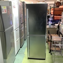 【リサイクルサービス八光】2007年製　三菱電機 冷蔵庫（256L・右開き） MR-H26M-T（チタニウムステンレス）