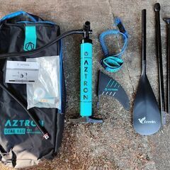 SUPボード AZTRON(アストロン) LUNAR 9.9フィート インフレータブル　2019年購入 2回使用 茅ヶ崎手渡しの画像