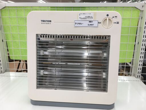 ★ジモティ割あり★ TEKNOS 電気ストーブ ES-K710(W)-S   動作確認／クリーニング済み SJ4647