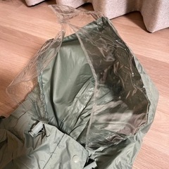 自転車　レインコートの画像