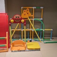 アンパンマン　ジャングルジム　一部部品なしの画像