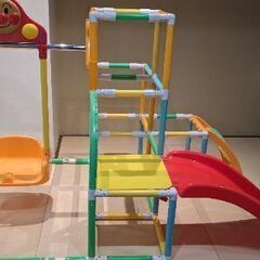 アンパンマン　ジャングルジム　一部部品なしの画像
