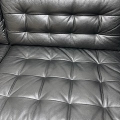 美品⭐︎IKEA定価15万円の皮ソファの画像