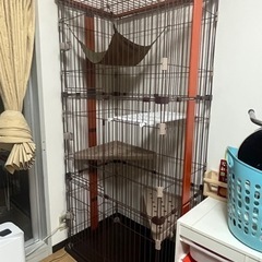 キャットケージ 3段タイプ coo&rikuの商品の画像