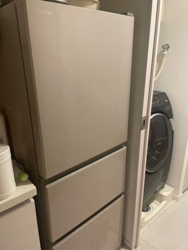 日立　2〜3人向け　3ドア冷蔵庫