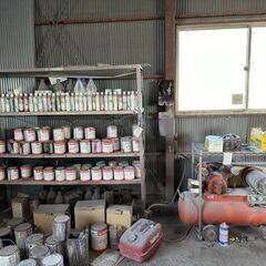 鈑金塗装工場改築に伴い工具、材料など入れ替えの為お安くお譲りします