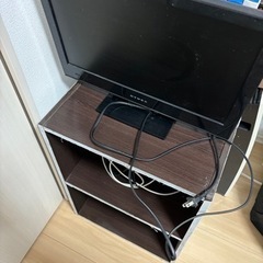 テレビ　カラーボックス　セットの画像