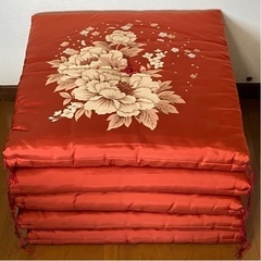 婚礼座布団 (冬用５枚組)の画像