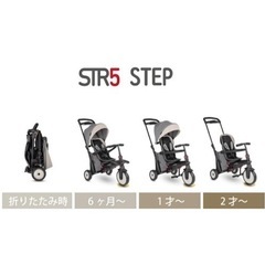三輪車　ベビーカー　スマートトライク　STR（グレー）の画像